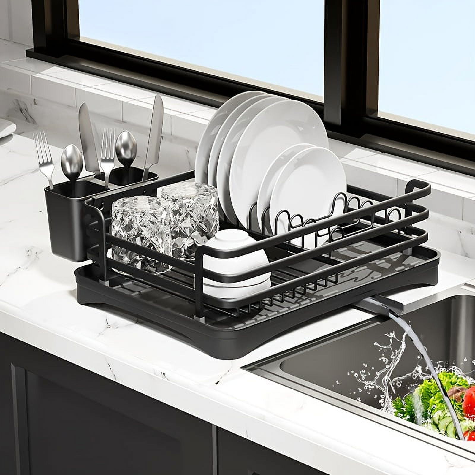Dish Drying Rack Revolution : Space-Saving Solutions for Modern Kitchens