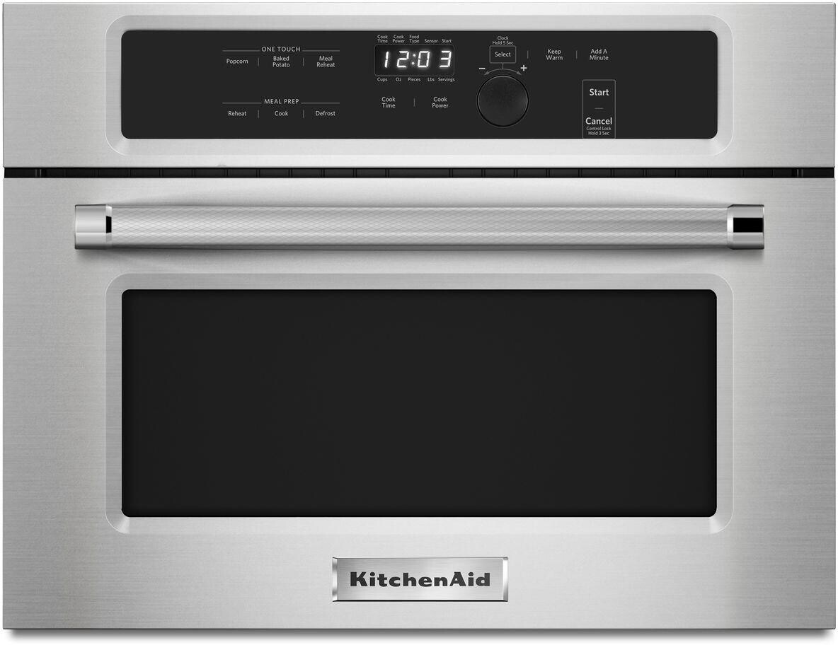 Kitchenaid Kmbs104ess 24 Built-in Microwave With 27 /30 Trim Kits