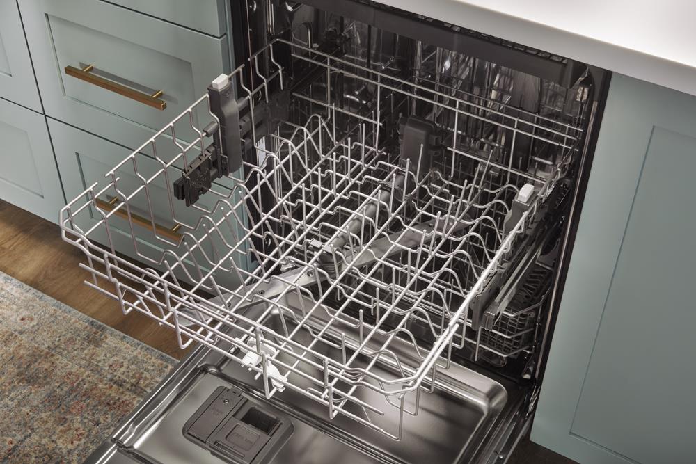Making Kitchen Cleaning Easier With Kitchenaid Dishwasher In Bisque Color