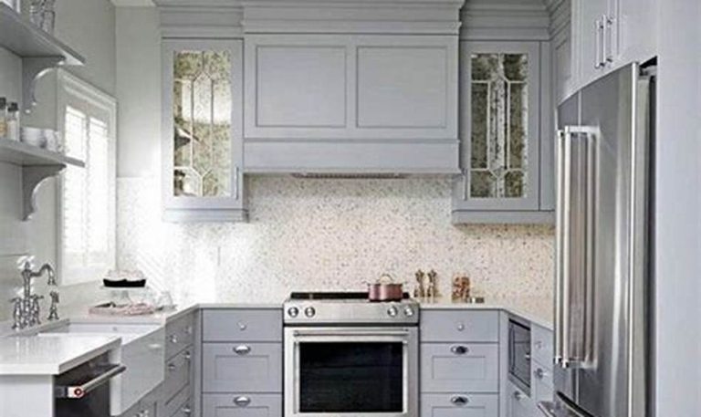 light grey kitchen cabinets