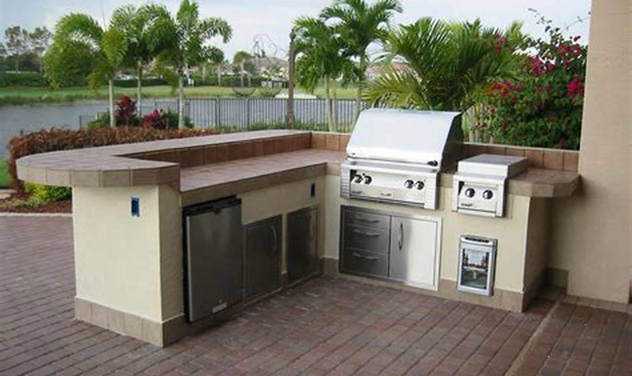 prefab outdoor kitchen