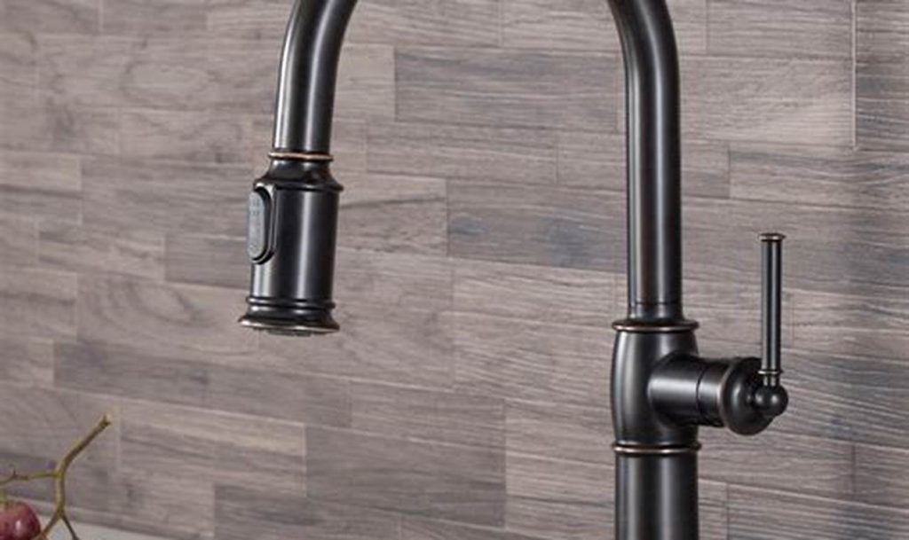 bronze kitchen faucet