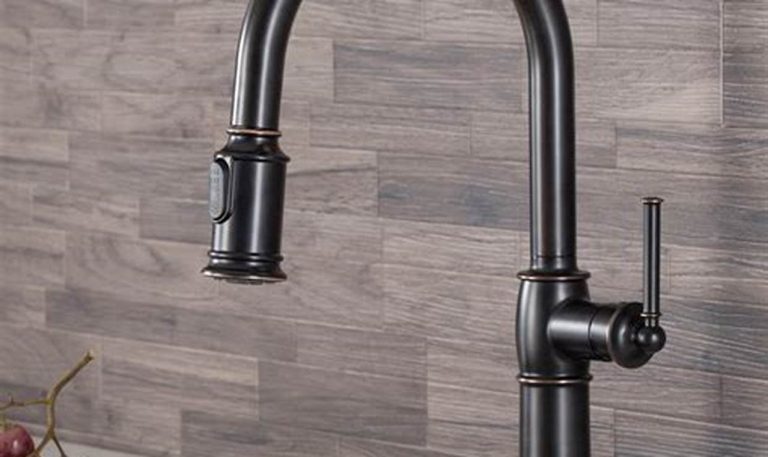 bronze kitchen faucet
