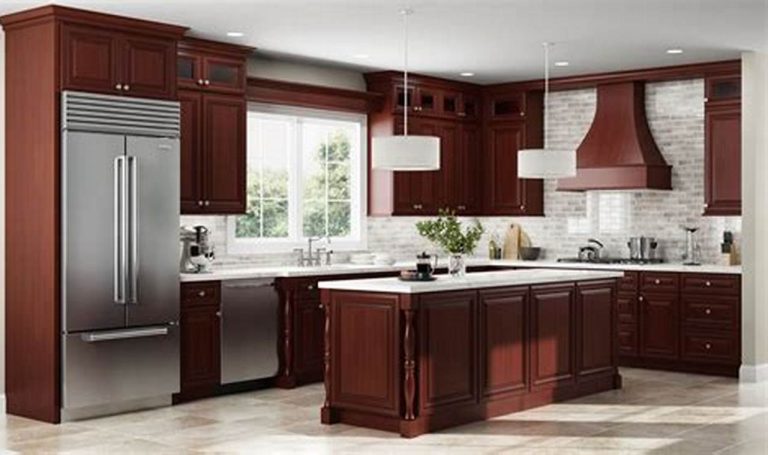 cherry kitchen cabinets