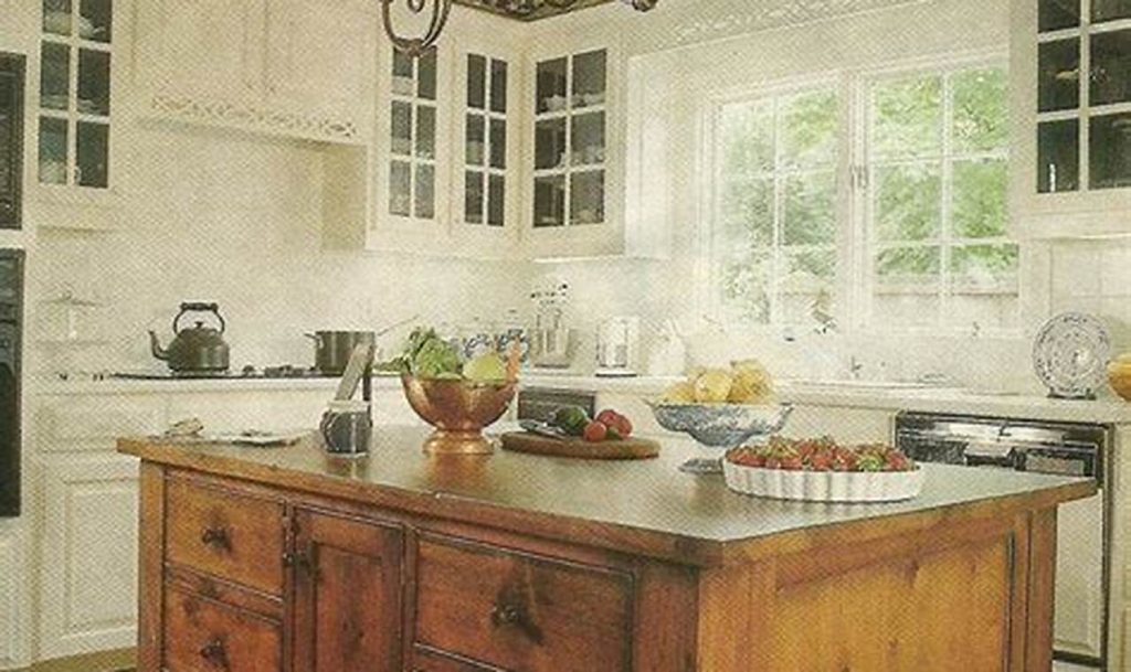 antique kitchen island