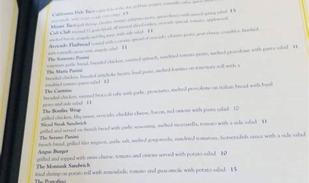 farm country kitchen menu