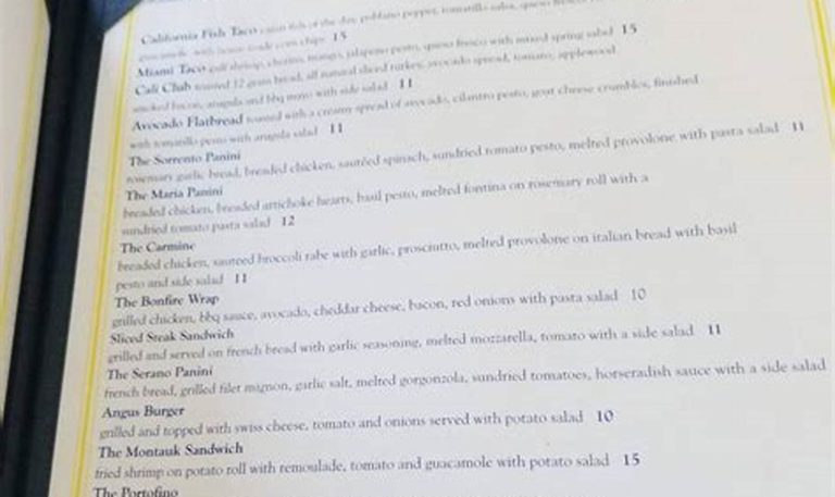 farm country kitchen menu