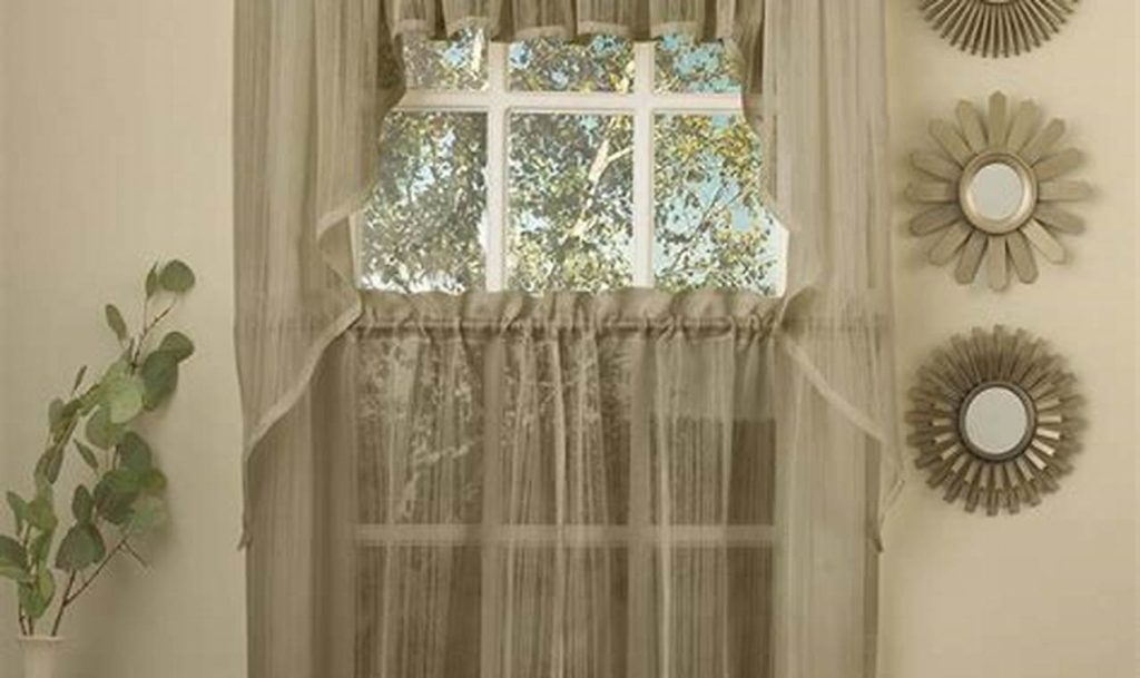sheer kitchen curtains