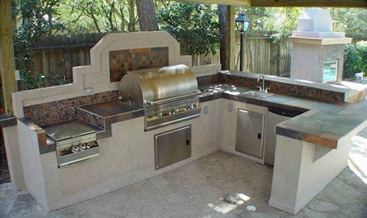 outdoor kitchen frames