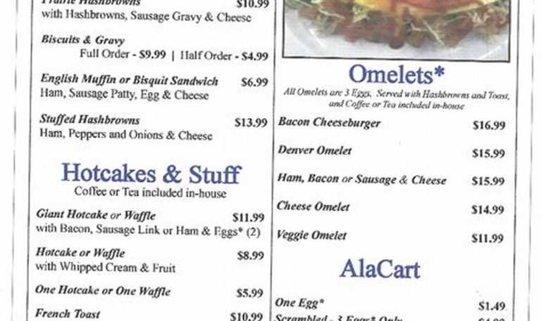 grandma's kitchen menu