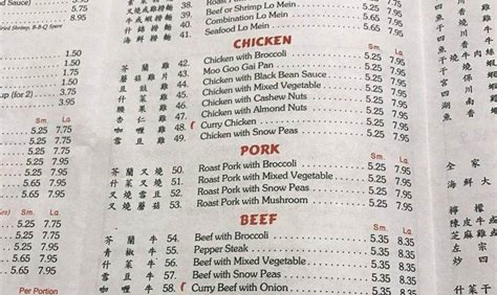 peking kitchen menu