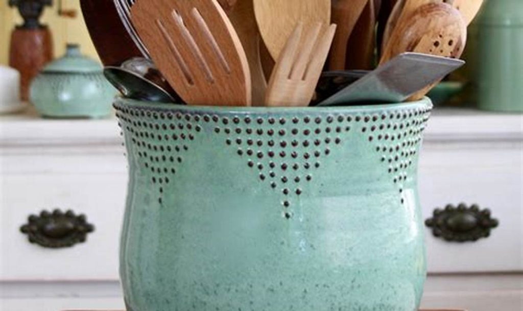 large kitchen utensil holder