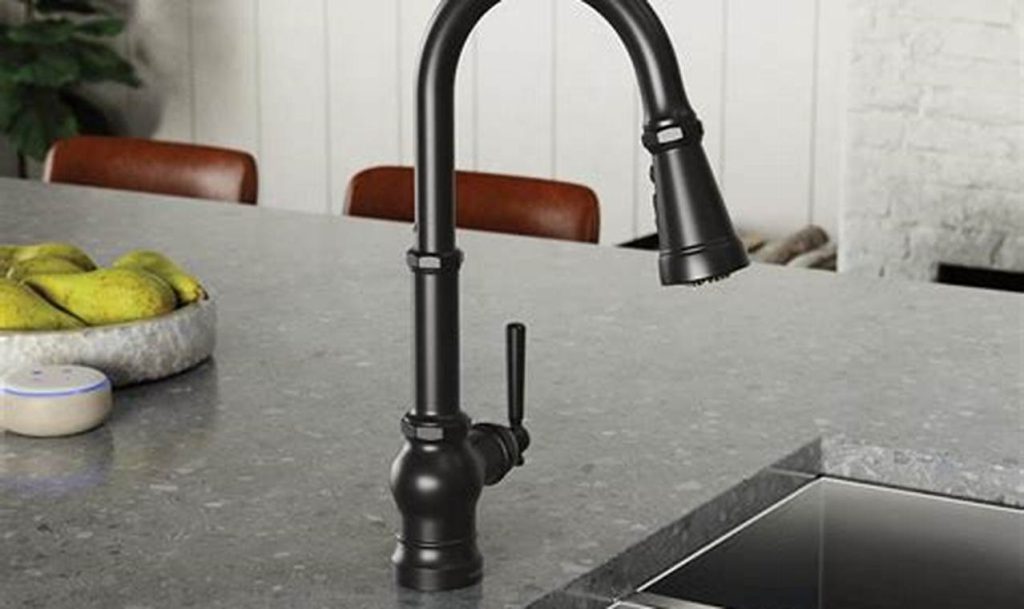 moen black kitchen faucet