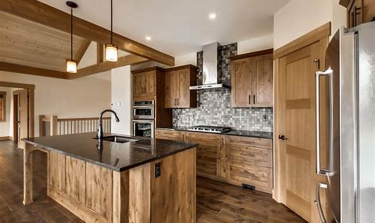 knotty alder kitchen cabinets