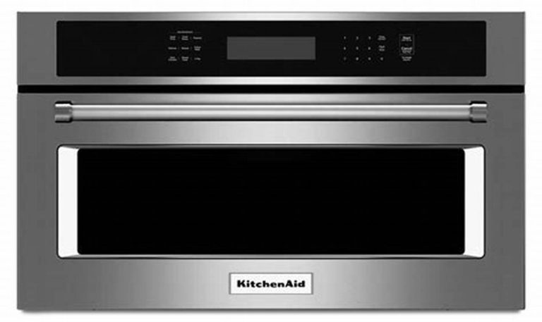 kitchen aid built in microwave