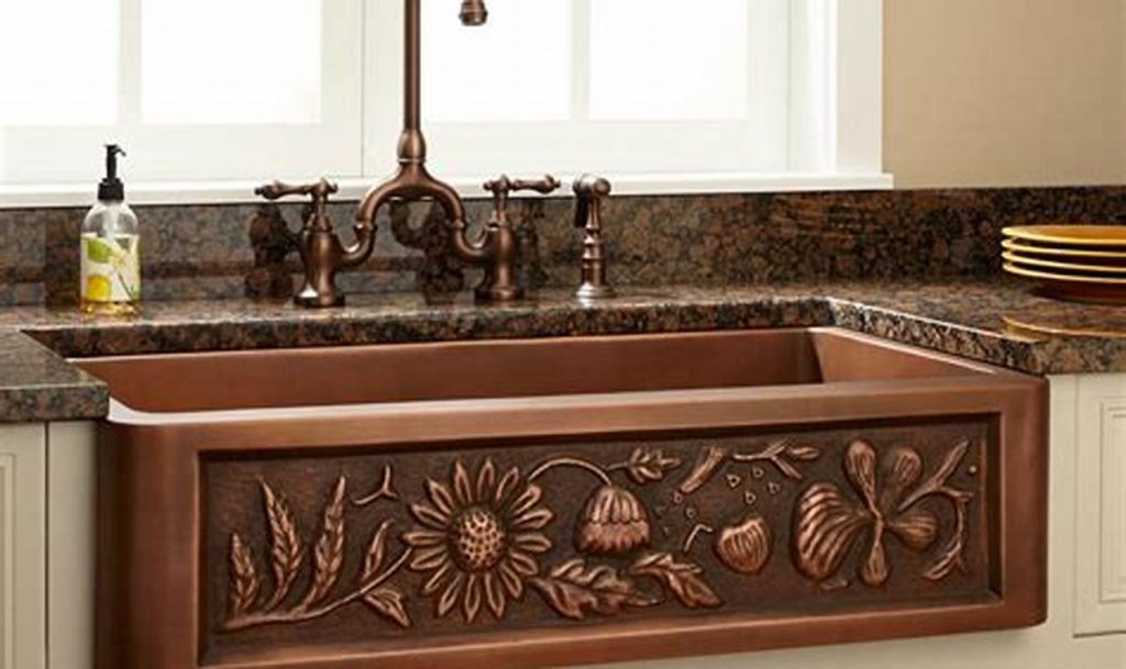 floral kitchen sink
