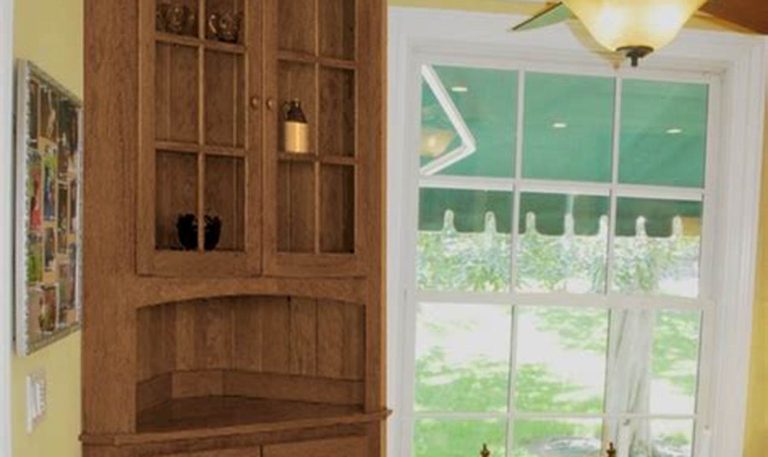 corner kitchen hutch