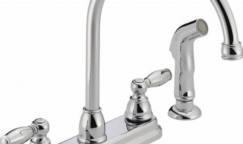 2 handle kitchen faucet