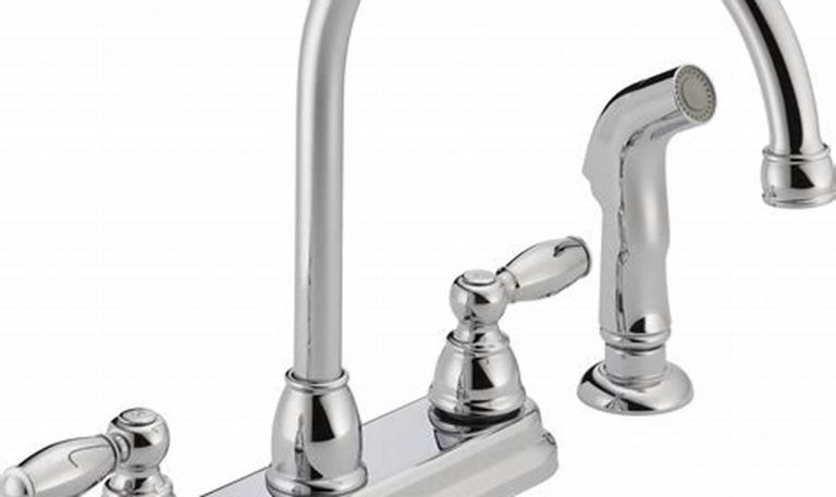 2 handle kitchen faucet