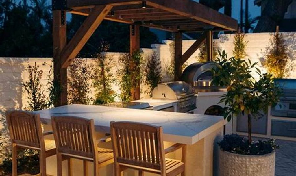 outdoor kitchen lighting