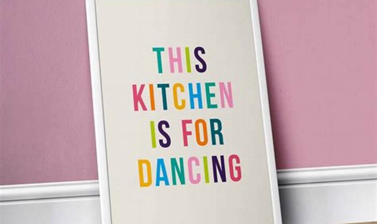 this kitchen is for dancing