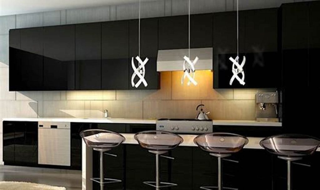 modern pendant lights for kitchen island