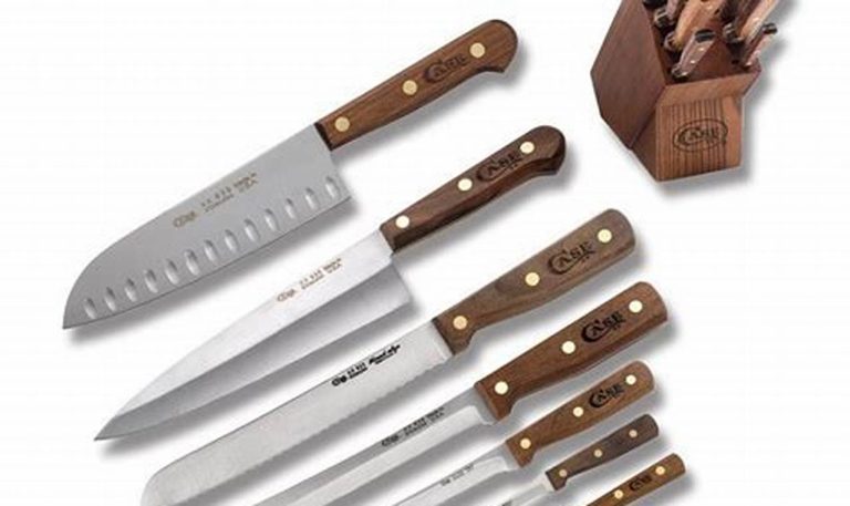case kitchen knives