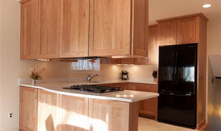 birch kitchen cabinets
