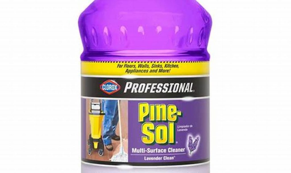 pine-sol clorox kitchen cleaning spray