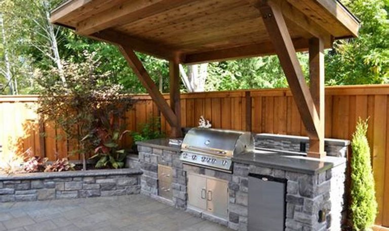 outdoor kitchen cover