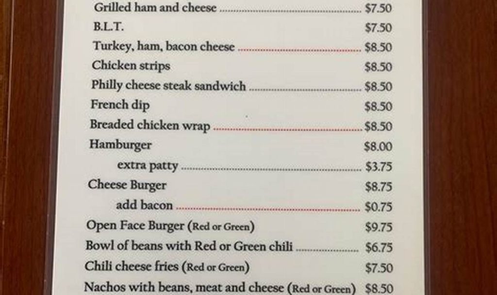 mamas kitchen menu