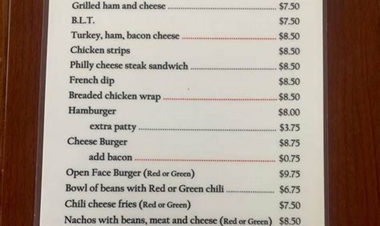 mamas kitchen menu