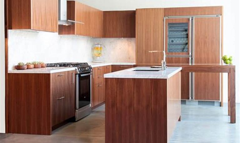 flat panel cabinet kitchen