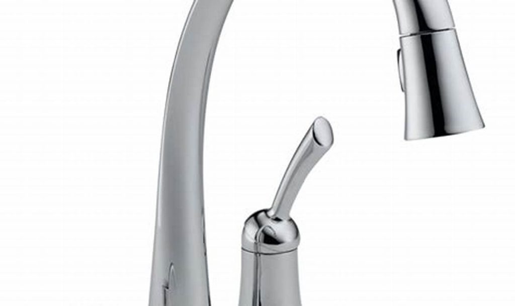 delta touch faucet kitchen