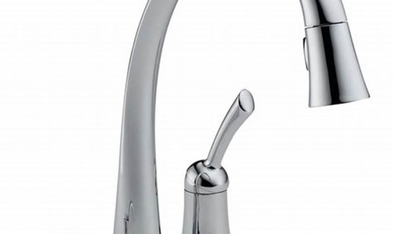 delta touch faucet kitchen