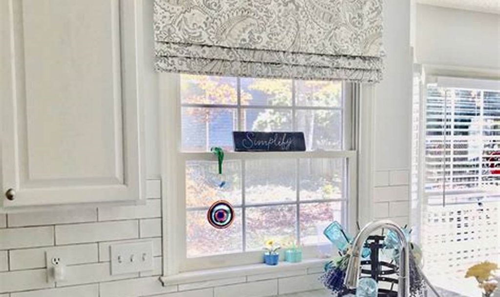 kitchen roman shades