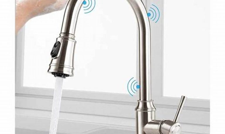 touch on kitchen faucet