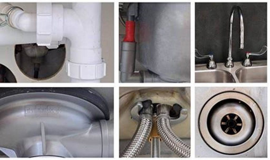 leak under sink in kitchen