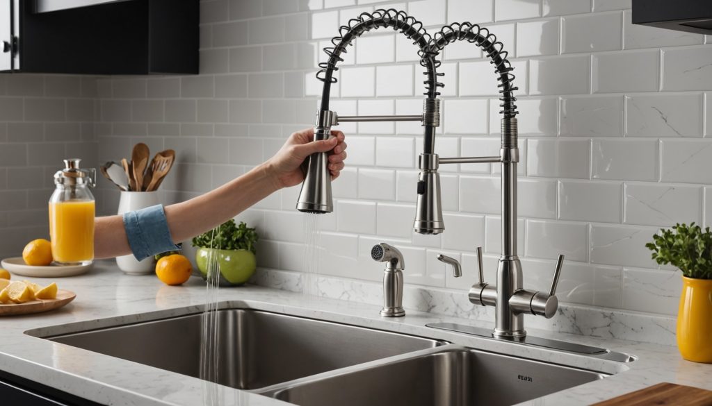 Kitchen Faucet with Sprayer