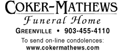 Coker Mathews Funeral Home Obituaries: Find Recent Listings – #1