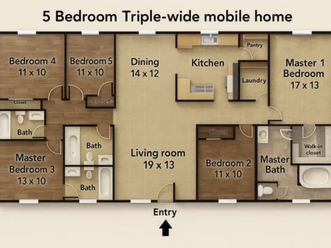 5 Bedroom Mobile Home