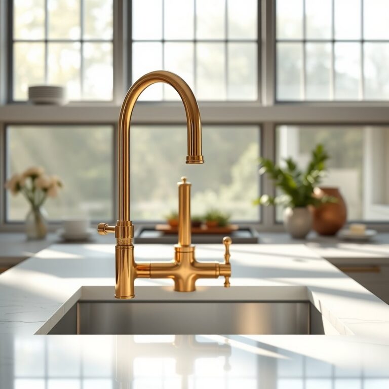 Brass Kitchen Faucets