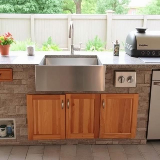 Outdoor Kitchen Sink