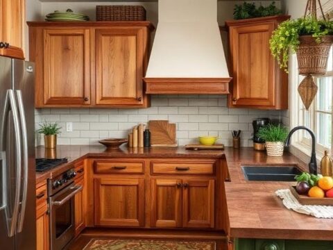 Rustic Kitchen Cabinets