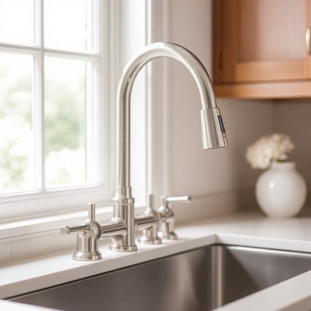 3 hole kitchen faucet