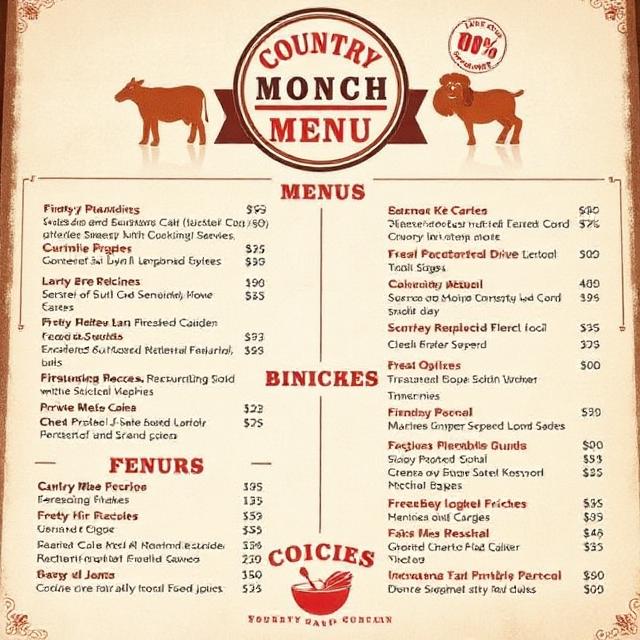 The Surprisingly Delicious Country Kitchen Menu You Need to Try Right Now Country Kitchen Menu