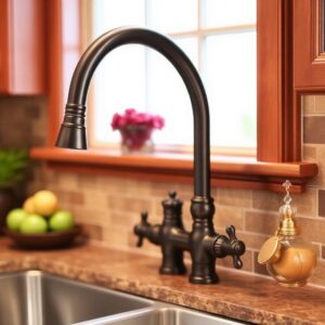 Oil Rubbed Bronze Kitchen Faucet