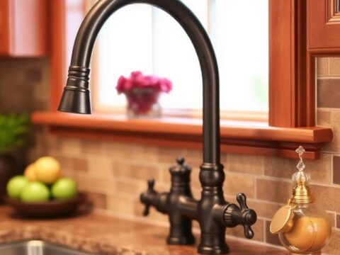 Oil Rubbed Bronze Kitchen Faucet