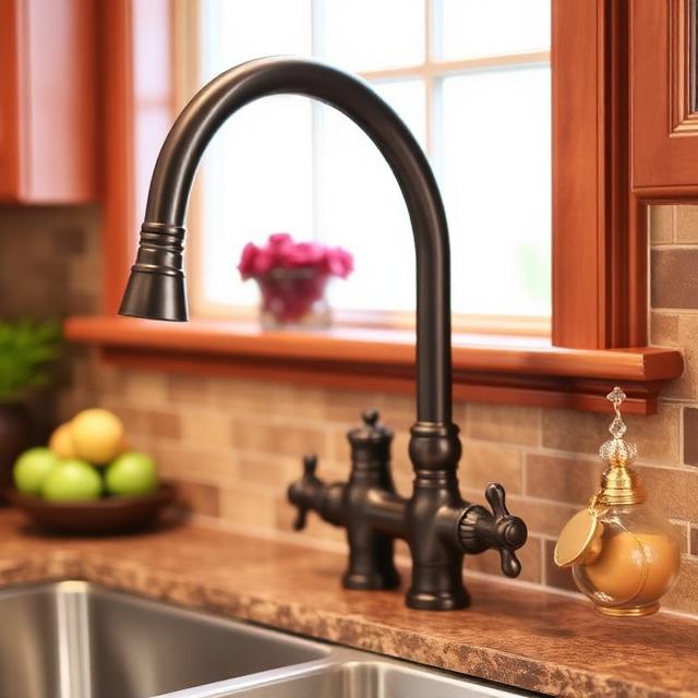Oil Rubbed Bronze Kitchen Faucet