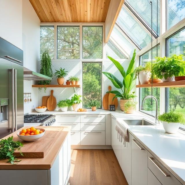 Biophilic Design Kitchen